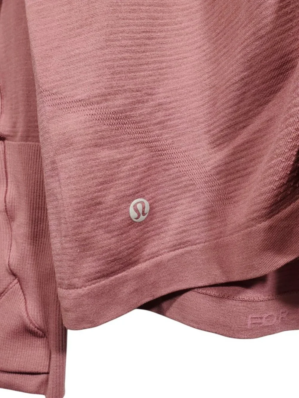 Lululemon Swiftly Speed Long Sleeve *Flow Women's 10 Plumful Pink Cinch Hem